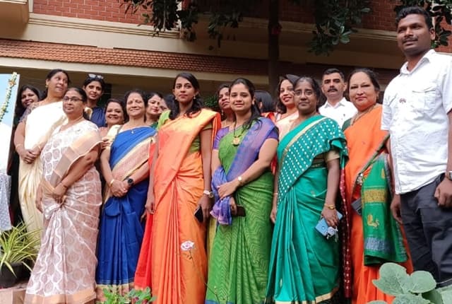 Bishop Cotton Women's Christian College Bangalore 75th Independence day celebration photo 1